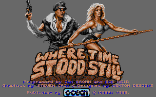 Time title screen for Atari ST